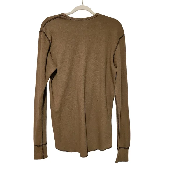 American Apparel Dexter Morgan Kill Shirt Mens Large Thermal Henley - Picture 6 of 9